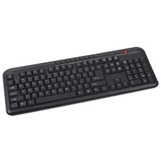 C-TECH klávesnice KB-102M USB, multimediální, slim, black, CZ/SK C-TECH klávesnice KB-102M USB, multimediální, slim, black, CZ/SK