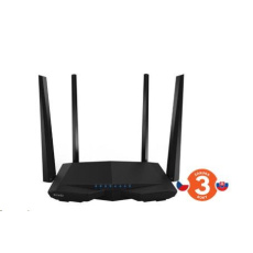 Tenda AC6 Wireless AC1200 Dual Band Router, 3x 10/100 RJ45, 4x anténa 5 dBi Tenda AC6 Wireless AC1200 Dual Band Router, 3x 10/100 RJ45, 4x anténa 5 dBi