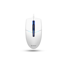 A4tech N-530S, podsvícená kancelářská myš, 1200 DPI, USB, bílá A4tech N-530S, podsvícená kancelářská myš, 1200 DPI, USB, bílá