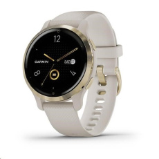 Garmin GPS sportovní hodinky Venu2S Light Gold/Sand Band, EU Garmin GPS sportovní hodinky Venu2S Light Gold/Sand Band, EU