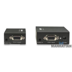 MANHATTAN VGA Cat5 Extender (sada vysílací + přijímací modul UTP, audio) MANHATTAN VGA Cat5 Extender (sada vysílací + přijímací modul UTP, audio)