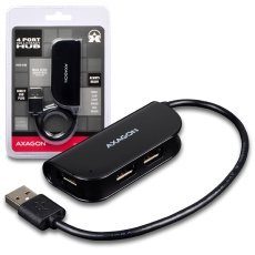 AXAGON HUE-X4B, 4x USB2.0 READY hub, černý AXAGON HUE-X4B, 4x USB2.0 READY hub, černý