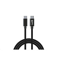 WG - Datový kabel Type-C na Type-C, 50 cm, černá