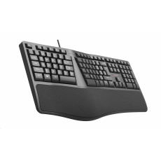 C-TECH Klávesnice KB-113E USB, ERGO, černá, CZ/SK C-TECH Klávesnice KB-113E USB, ERGO, černá, CZ/SK