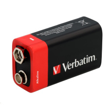 VERBATIM Alkalické baterie 9V, 1 PACK , 6LR61 VERBATIM Alkalické baterie 9V, 1 PACK , 6LR61