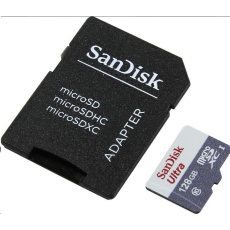SanDisk MicroSDXC karta 128GB Ultra (80MB/s, Class 10 - Tablet Packaging, Android) + adaptér SanDisk MicroSDXC karta 128GB Ultra (80MB/s, Class 10 - Tablet Packaging, Android) + adaptér