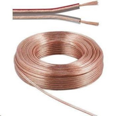PremiumCord Kabely na propojení reprosoustav 100% CU měď 2x 0,75mm 10m PremiumCord Kabely na propojení reprosoustav 100% CU měď 2x 0,75mm 10m
