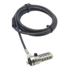 DICOTA Security Cable Wedge Lock, preset code, 3.2x4.5mm slot DICOTA Security Cable Wedge Lock, preset code, 3.2x4.5mm slot