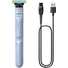 Philips OneBlade First Shave QP1324/20 zastřihovač, Ni-MH baterie, vodotěsný, USB-A Philips OneBlade First Shave QP1324/20 zastřihovač, Ni-MH baterie, vodotěsný, USB-A
