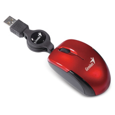 GENIUS myš MicroTraveler V2/ drátová/ 1200 dpi/ USB/ červená GENIUS myš MicroTraveler V2/ drátová/ 1200 dpi/ USB/ červená
