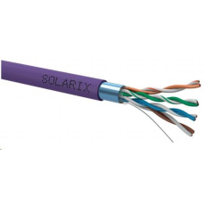 Instalační kabel Solarix FTP, Cat5E, drát, LSOH, cívka 500m SXKD-5E-FTP-LSOH Instalační kabel Solarix FTP, Cat5E, drát, LSOH, cívka 500m SXKD-5E-FTP-LSOH