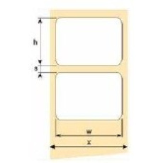 OEM samolepicí etikety 68mm x 38mm, bílý papír, cena za 2000 ks OEM samolepicí etikety 68mm x 38mm, bílý papír, cena za 2000 ks