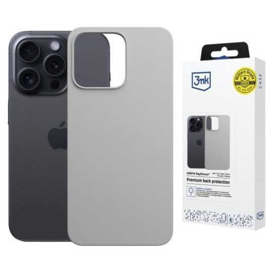 3mk Hardy MagSilicone pro Apple iPhone 16 Pro Natural Titanium