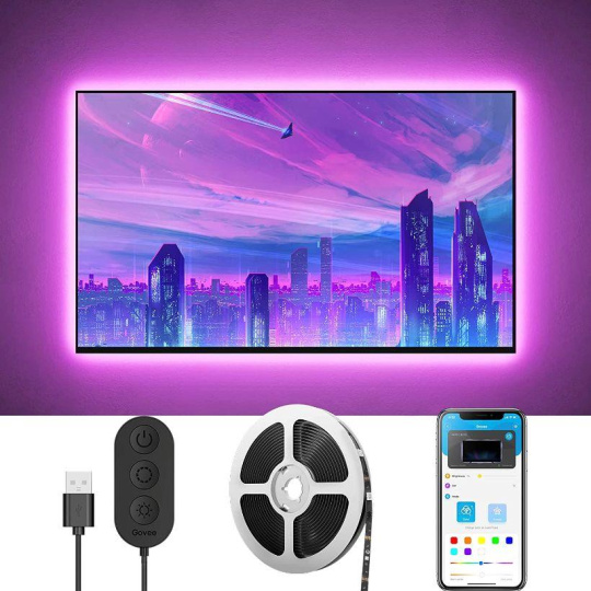 BAZAR - Govee TV 46-60" SMART LED podsvícení RGB - Poškozený obal (Komplet)