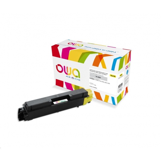 OWA Armor toner pro KYOCERA FS-C5250, 2026, 5000 Stran, TK590Y, žlutá/yellow + waste box (TK-590Y)