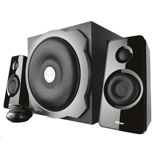BAZAR - TRUST Reproduktory 2.1 Tytan Subwoofer Speaker Set - black, černá - Poškozený obal (Komplet) BAZAR - TRUST Reproduktory 2.1 Tytan Subwoofer Speaker Set - black, černá - Poškozený obal (Komplet)