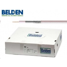 BELDEN H121 AL - koaxiální kabel, průměr 5mm, PVC, impedance 75 Ohm, bílý, 100m BELDEN H121 AL - koaxiální kabel, průměr 5mm, PVC, impedance 75 Ohm, bílý, 100m
