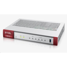 Zyxel USGFLEX100 firewall with 1-year UTM bundle, 1x gigabit WAN, 4x gigabit LAN/DMZ, 1x SFP, 1x USB