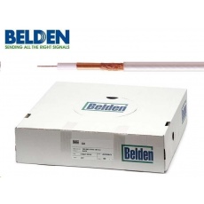 BELDEN H125 CU - koaxiální kabel, průměr 7mm, PVC, impedance 75 Ohm, bílý, 100m BELDEN H125 CU - koaxiální kabel, průměr 7mm, PVC, impedance 75 Ohm, bílý, 100m