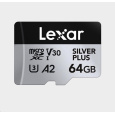 Lexar microSDXC Professional SILVER Plus UHS-I/U3/A2/4K R205/W100 (V30) 64GB