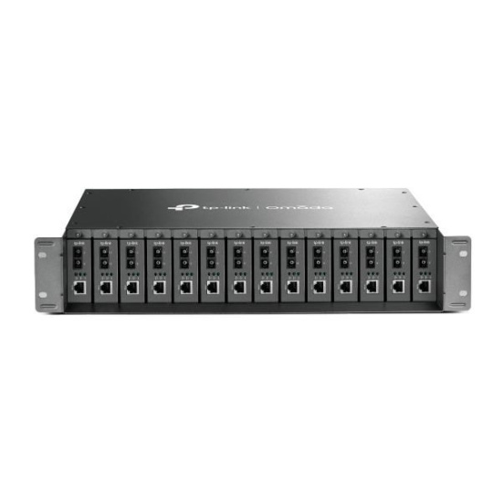 TP-Link TMC1400 14slotové rackové šasi pro konvertory MCxxx TP-Link TMC1400 14slotové rackové šasi pro konvertory MCxxx