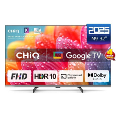 CHiQ L32FM9E TV 32", FHD, LED, metalická bezrámečková, Smart, Google TV, HDR, Chromecast CHiQ L32FM9E TV 32", FHD, LED, metalická bezrámečková, Smart, Google TV, HDR, Chromecast