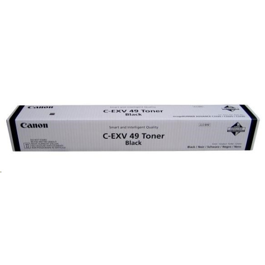 BAZAR - Canon toner C-EXV 49  Black (iR-ADV C3330i/3325i/3320i) - Poškozený obal (Komplet)