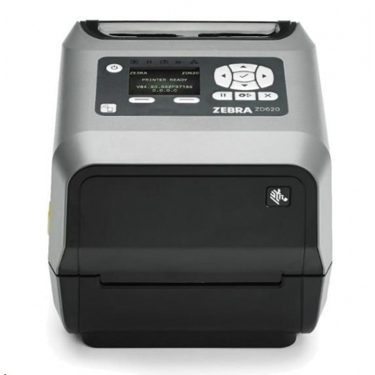 Zebra TT tiskárna etiket ZD620t 4" LCD 300 dpi, USB, USB Host, BTLE, RS232,LAN, řezačka
