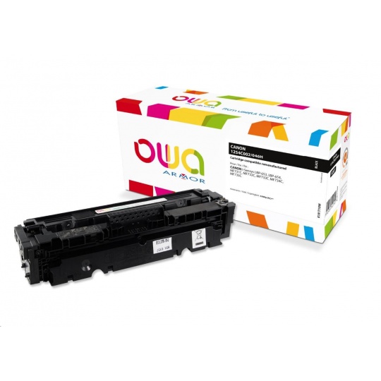 OWA Armor toner pro CANON LBP  653Cdw, 654Cx, MFP735Cx, 6300 str., černá/black (CRG046H BK)