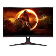 AOC MT VA LCD WLED 27" C27G2E/BK - VA panel, 1920x1080, 165Hz, D-Sub, 2xHDMI, DP, USB 3.2, zakriven