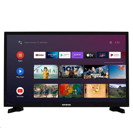 Orava 24" TV LT-ANDR24 A01, HD Ready, LED, Android Smart TV, WiFi, HDR, tuner DVB-T2/C/S2, Android 11 Orava 24" TV LT-ANDR24 A01, HD Ready, LED, Android Smart TV, WiFi, HDR, tuner DVB-T2/C/S2, Android 11