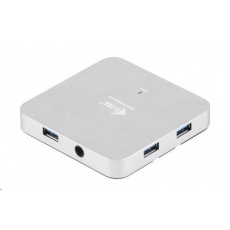 Bazar - iTec USB 3.0 Hub 4-Port Metal s napájecím adaptérem Bazar - iTec USB 3.0 Hub 4-Port Metal s napájecím adaptérem