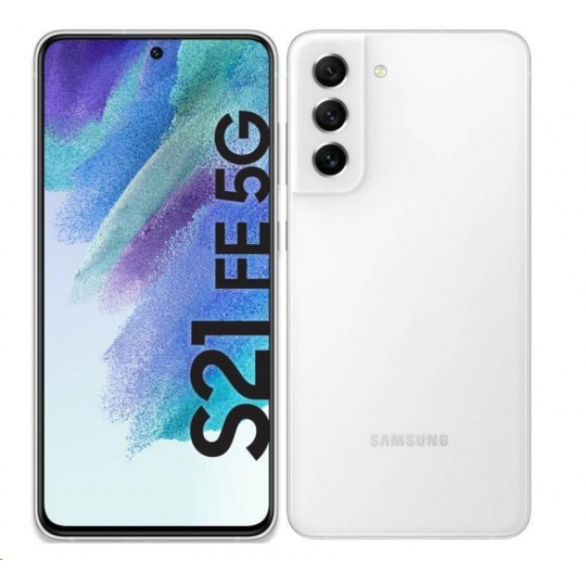 Samsung Galaxy S21 FE (G990), 8/256 GB, 5G, DS + eSIM, bílá