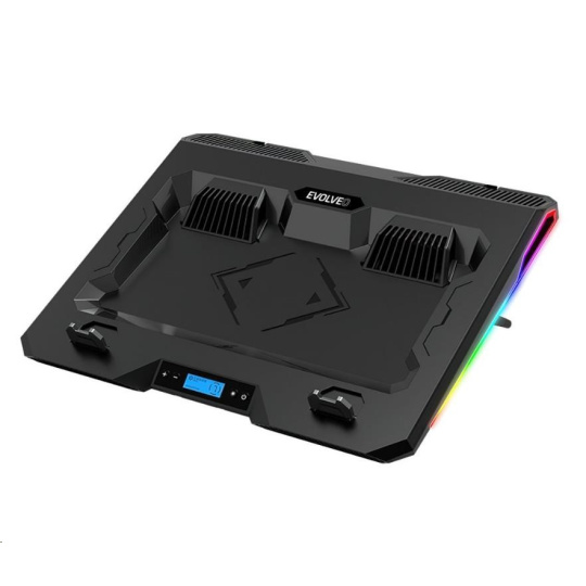 EVOLVEO Ania 10 RGB, nastavitelný podstavec pro notebook