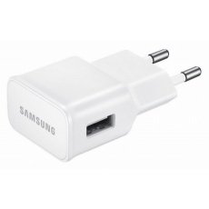 Samsung cestovní USB nabíječka EP-TA20E, 2 A, kabel micro USB, bílá Samsung cestovní USB nabíječka EP-TA20E, 2 A, kabel micro USB, bílá