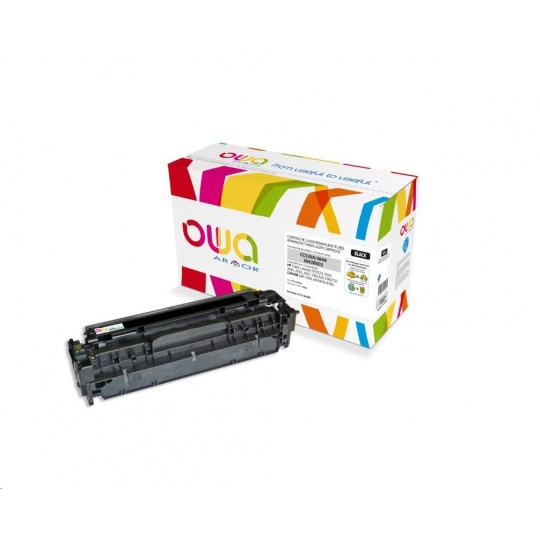 OWA Armor toner black 3500 stran CANON (CRG718BK) / HP (CC530A)