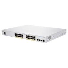 Cisco switch CBS350-24FP-4X-EU (24xGbE,4xSFP+,24xPoE+,370W) - REFRESH