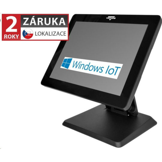 Virtuos BPOS BP-1588, 15", i3-1011U, 8GB, 256GB SSD, Win11 IoT, černý