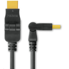 PREMIUMCORD Kabel HDMI A - HDMI A M/M 15m, otočné zlacené konektory PREMIUMCORD Kabel HDMI A - HDMI A M/M 15m, otočné zlacené konektory