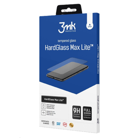 3mk HardGlass Max Lite Black pro Redmi Note 14 Pro