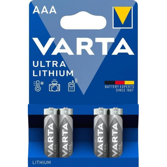Varta FR03/4BP ULTRA LITHIUM (Blistr 4ks) Varta FR03/4BP ULTRA LITHIUM (Blistr 4ks)