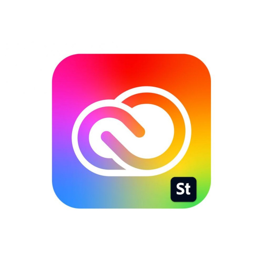 Adobe Creative Cloud for teams All Apps with Adobe Stock MP ML (+CZ) COM RNW 1 User, 12 Months, Level 4, 100+ Lic