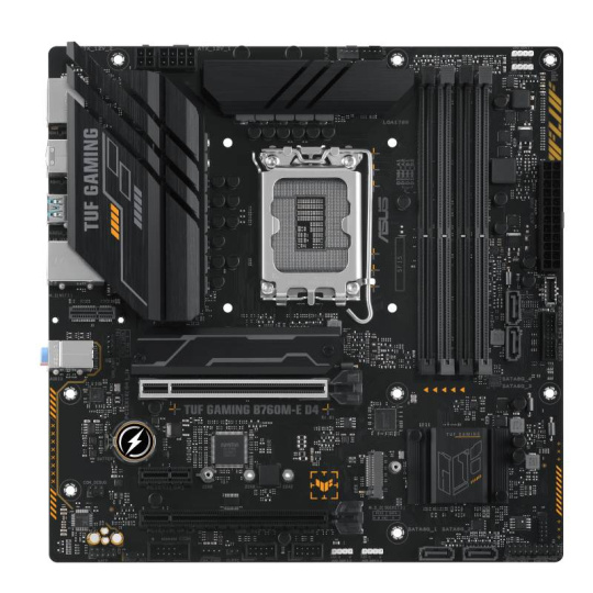 ASUS MB Sc LGA1700 TUF GAMING B760M-E D4, Intel B760, 4xDDR4, 1xDP, 1xHDMI, mATX