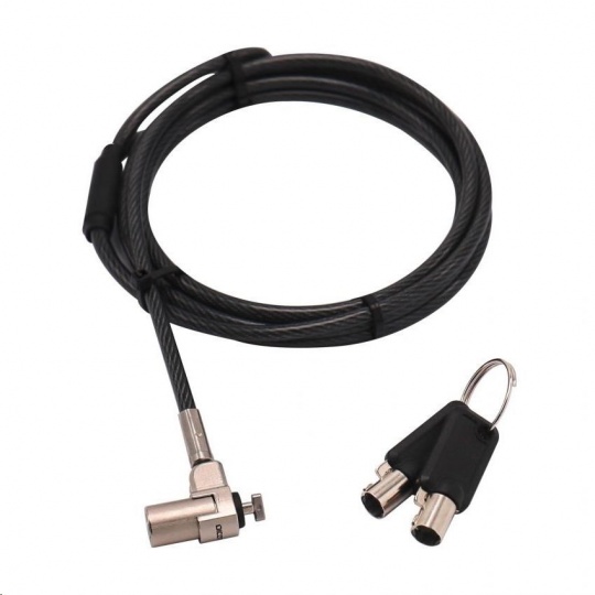 DICOTA Security Cable T-Lock Ultra Slim V2, masterkeyed, 3x7mm slot