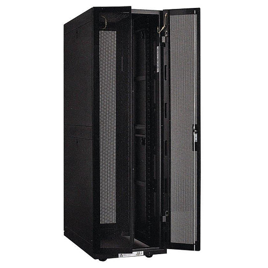 XtendLan 19" stojanový rozvaděč 42U 600x1000, nosnost 800kg, perforované dveře i záda, kolečka, rozložený, černý XtendLan 19" stojanový rozvaděč 42U 600x1000, nosnost 800kg, perforované dveře i záda, kolečka, rozložený, černý
