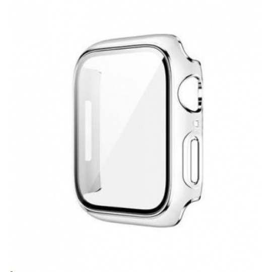 COTECi polykarbonátové pouzdro s ochranou displeje pro Apple Watch 45 mm čirá