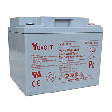 Baterie - YUVOLT Y38-12FR (12V; 38Ah; závit M5; životnost 3-5let) Baterie - YUVOLT Y38-12FR (12V; 38Ah; závit M5; životnost 3-5let)