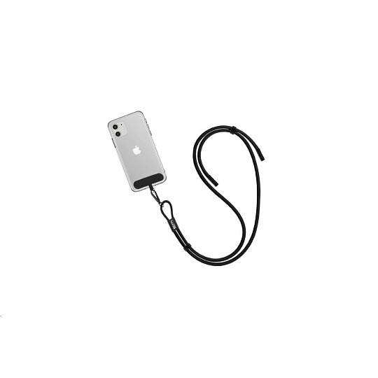 WG Crossbody strap s datovým kabelem Type C – Type C/1.7m/3A/60W/nylon braided/black WG Crossbody strap s datovým kabelem Type C – Type C/1.7m/3A/60W/nylon braided/black