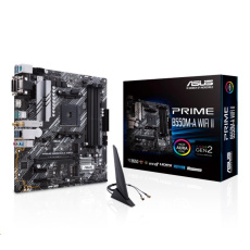 BAZAR - ASUS MB Sc AM4 PRIME B550M-A WIFI II, AMD B550, 4xDDR4, 1xHDMI, 1xDVI, 1xVGA, WI-FI, mATX, (Bez příslušenství) BAZAR - ASUS MB Sc AM4 PRIME B550M-A WIFI II, AMD B550, 4xDDR4, 1xHDMI, 1xDVI, 1xVGA, WI-FI, mATX, (Bez příslušenství)