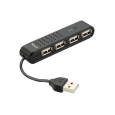 TRUST USB 2.0 Hub Vecco Mini, 4 porty TRUST USB 2.0 Hub Vecco Mini, 4 porty